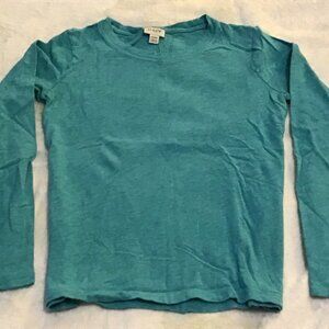Heathered aqua longsleeve shirt